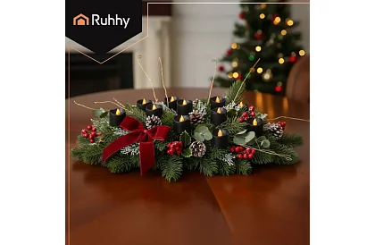 LED čierne sviečky s efektom plameňa 3,6 × 3 cm – sada 12 kusov