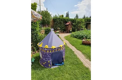 Detský stan – modrý pre princa