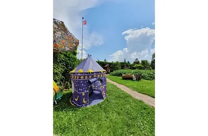 Detský stan – modrý pre princa