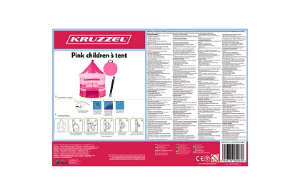 Detský stan – ružový pre princeznú