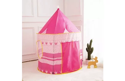 Detský stan – ružový pre princeznú