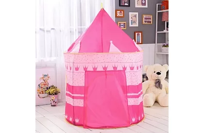 Detský stan – ružový pre princeznú
