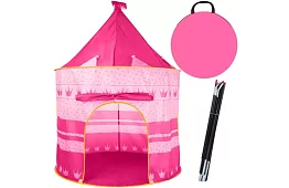 Detský stan – ružový pre princeznú