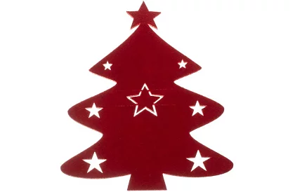 Vianočná kapsa na príbory – prestieranie 12 ks