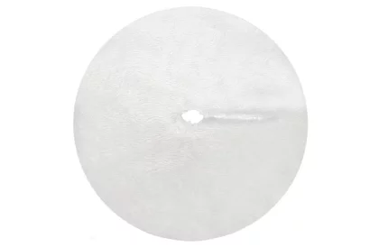 Podložka pod vianočný stromček – 120 cm, biela kožušina