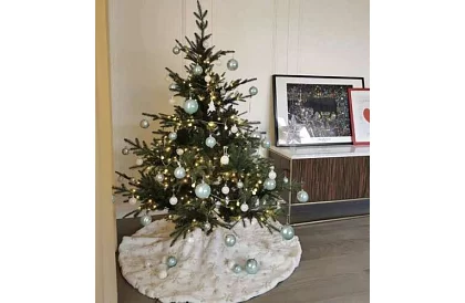 Podložka pod vianočný stromček so vzorom – 120 cm