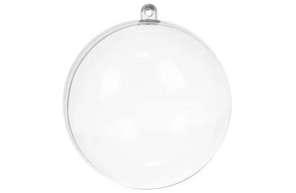 Akrylové baňky k dekorácii, naplneniu - priemer 10 cm, 5 ks