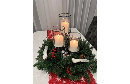 Väzby umelého smreku na dekorácie – 29 cm, 40 ks