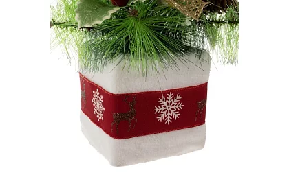 Nazdobený umelý vianočný stromček – 45 cm