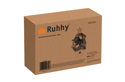 Nazdobený umelý vianočný stromček – 45 cm