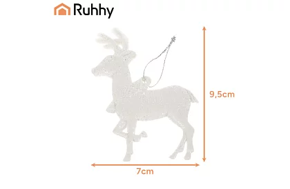 Vianočné ozdoby – sada 9 sobov