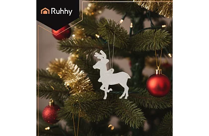 Vianočné ozdoby – sada 9 sobov