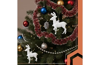 Vianočné ozdoby – sada 9 sobov