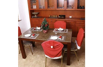 Vianočná kapsa na príbory – sada 12 ks