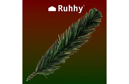 Väzby umelého smreka k dekoráciám – 21 cm, 40 ks