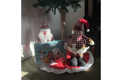 Vianočná postavička SANTA – teleskopická 60-95 cm