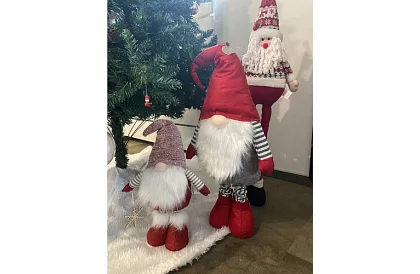 Vianočný trpaslík s čiapkou – teleskopický 50-82 cm