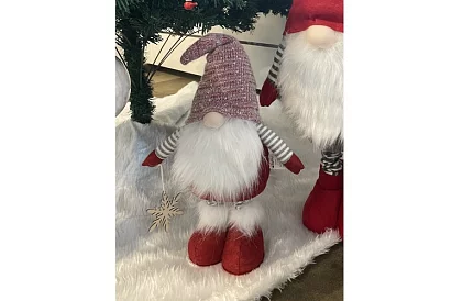 Vianočný trpaslík s čiapkou – teleskopický 50-82 cm