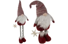 Vianočný trpaslík s čiapkou – teleskopický 50-82 cm