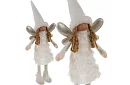 Vianočná biela víla s krídlami – 40 cm