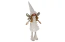 Vianočná biela víla s krídlami – 40 cm
