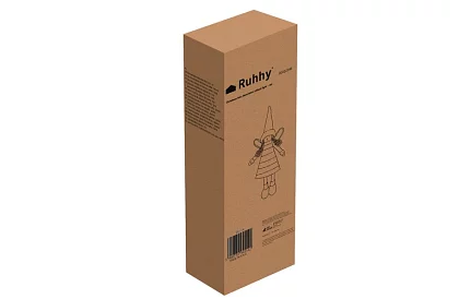 Vianočná červená víla s krídlami – 40 cm