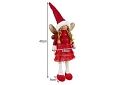 Vianočná červená víla s krídlami – 40 cm