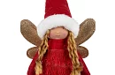 Vianočná červená víla s krídlami – 40 cm