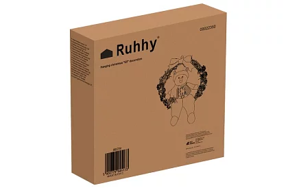 Vianočný veniec na dvere ELF – 36 × 55 cm