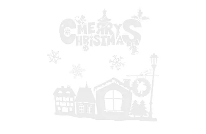 Vianočné samolepky na okno – Merry Christmas