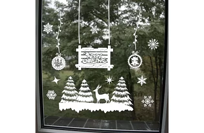 Vianočné samolepky na okno – Christmas Time