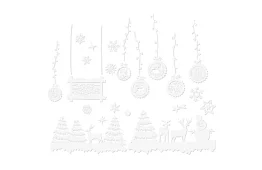 Vianočné samolepky na okno – Christmas Time