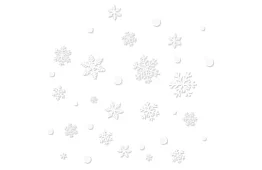 Vianočné samolepky na okno – vločky