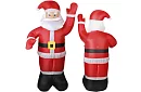 Nafukovací Santa Claus 180 cm s LED osvetlením a kompresorom