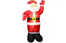 Nafukovací Santa Claus 180 cm s LED osvetlením a kompresorom