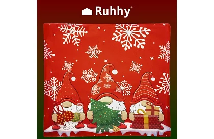 Dekoratívny poťah na vankúš 45 × 45 cm – motív škriatkov