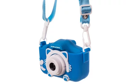 Digitálny fotoaparát pre deti Full HD s 32GB kartou – modrý