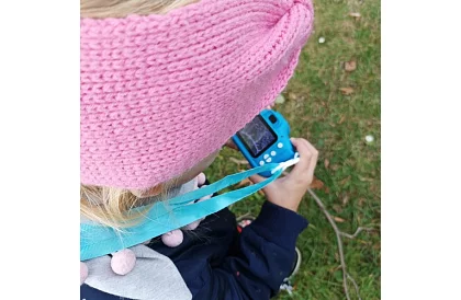 Digitálny fotoaparát pre deti Full HD s 32GB kartou – modrý