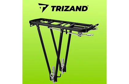 Hliníkový nosič na bicykel – zadný nosič 35 kg