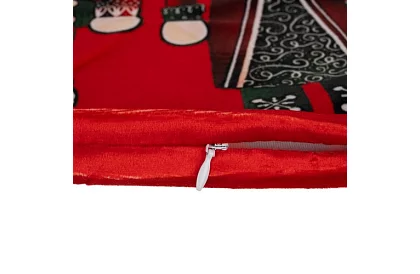 Dekoratívny poťah na vankúš 40x40 cm – červený Lúskacíček