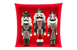 Dekoratívny poťah na vankúš 40x40 cm – červený Lúskacíček