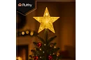 LED hviezda na vianočný stromček – teplá biela