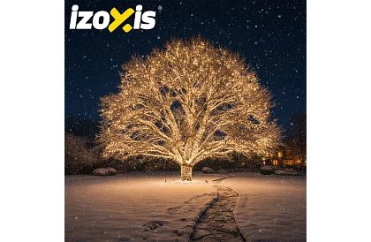 Vianočný LED reťaz 500 LED vonkajší - 35m teplá biela