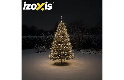 Vianočný LED reťazec Balls 300 LED vonkajší - 30m teplá biela