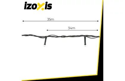 Vianočný LED reťaz 500 LED vonkajší - 35m biela