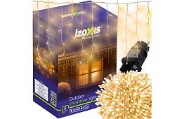 Vianočný LED záves-dážď 500 LED vonkajší - 20m teplá biela