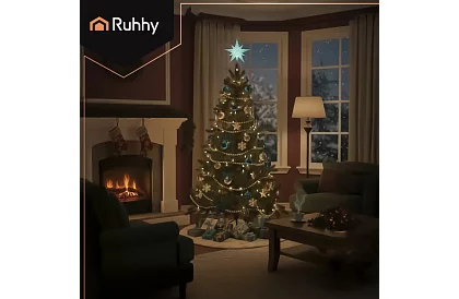 Umelý vianočný stromček s hustým ihličím – 210 cm