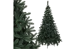 Umelý vianočný stromček s hustým ihličím – 210 cm
