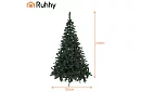Umelý vianočný stromček s hustým ihličím – 210 cm