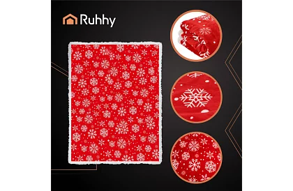 Vianočná flanelová deka 130 x 170 cm